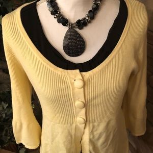 Baby  Doll Sweater.  Yellow